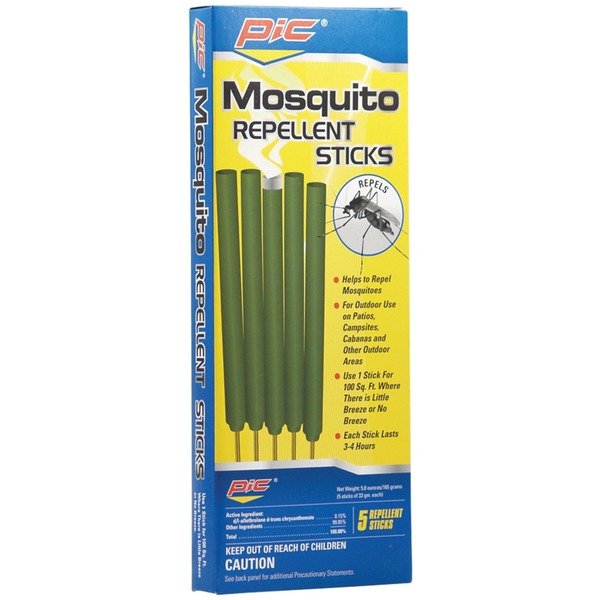 Pic Area Mosquito Repellent Sticks, Pack/5 MOS-STK
